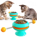 Interactive Rotating Catnip Turntable Toy for Cats
