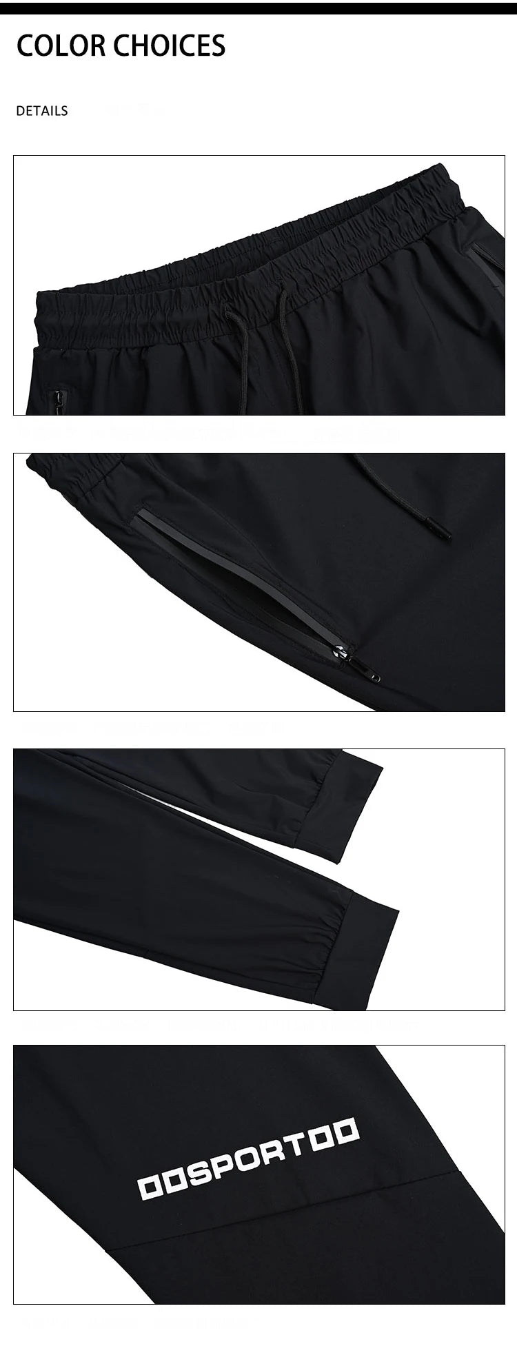 Men Sports Running Pants Athletic Football Sweatpants Sport Trousers Jogging Elastic Training Sportswear Quick Dry Trousers