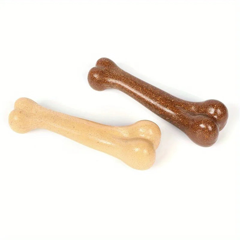 Beef Flavored Dog Chew Bone Toy | Durable Teeth Cleaning & Training Toy