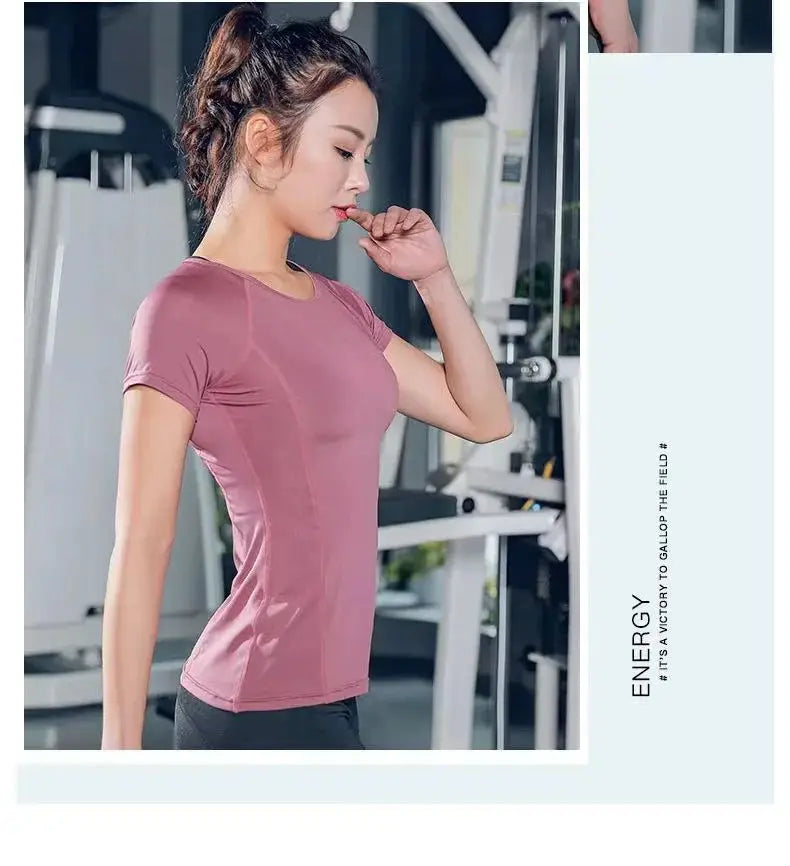 Women's Quick-Dry Sports T-Shirt | Yoga & Running Top