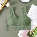 Sport Bra Breathable Inner and Outer Wear Vest Women Athletic Undergarment Gather Sports Underwear Quick Dry Workout Top