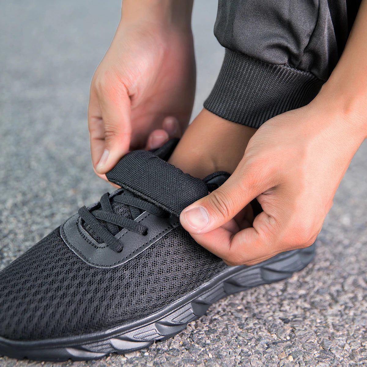 Men's Mesh Athletic Sneakers | Lightweight Non-Slip Training Shoes