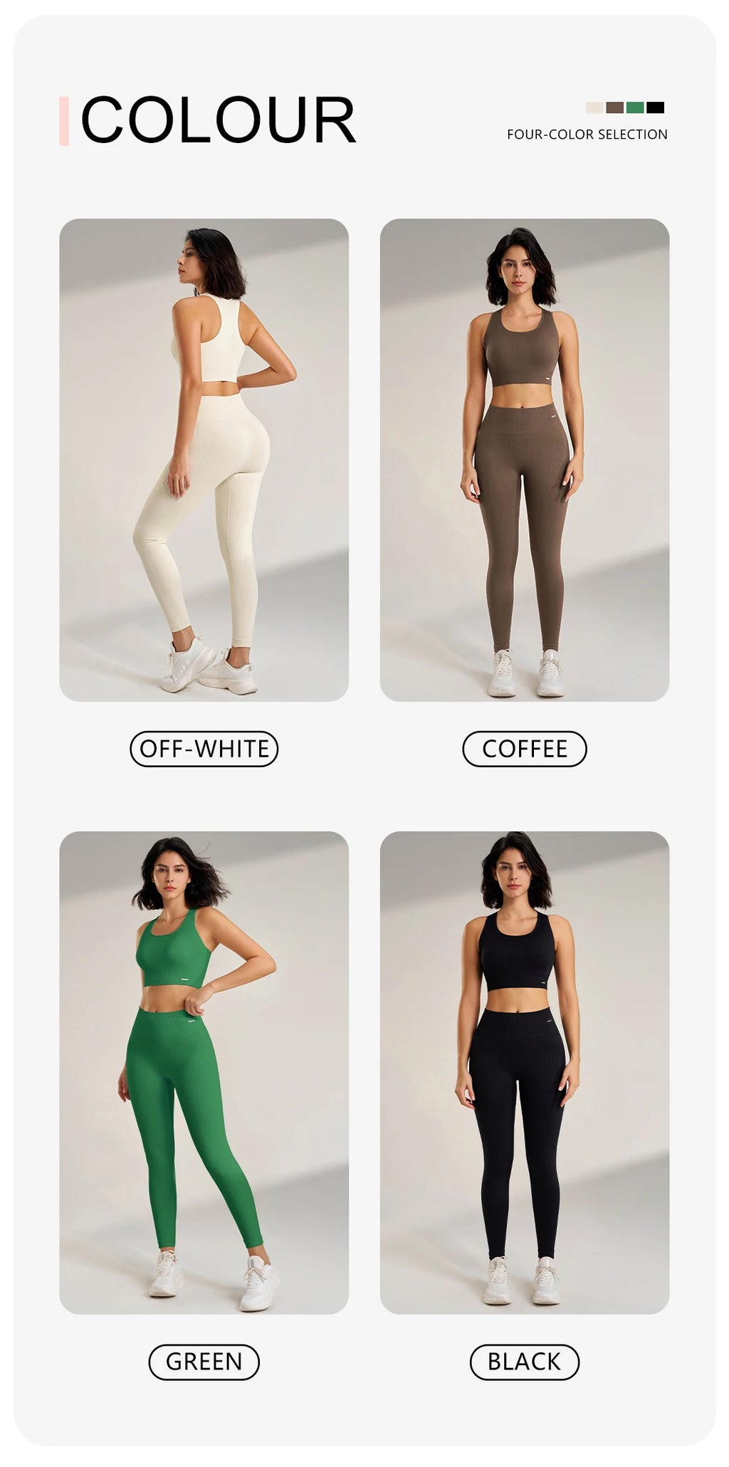 Women's 2-Piece Yoga Set | High-Waist Leggings & Sports Bra