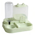 Pet Feeder Dual Food Bowl All-in-One Automatic Food Water Dispenser Large Capacity Food Storage Dispenser Pet Supplies