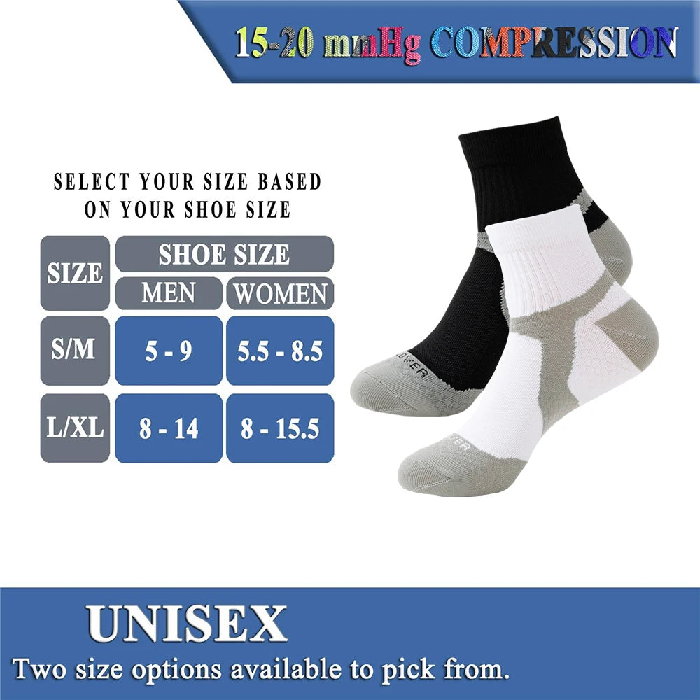 Athletic Ankle Socks | Arch Support for Running & Cycling