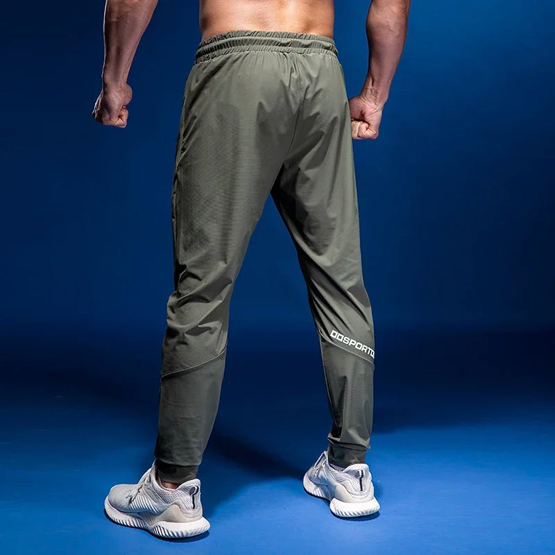Men Sports Running Pants Athletic Football Sweatpants Sport Trousers Jogging Elastic Training Sportswear Quick Dry Trousers