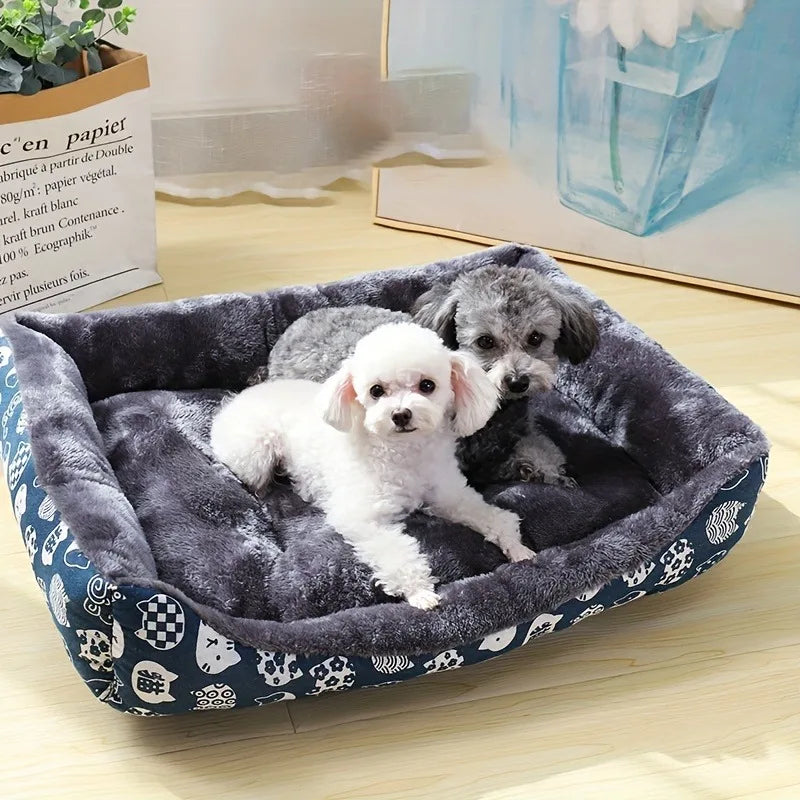 Dog Winter Sofa Bed | Cozy Bolster Bed for Small, Medium & Large Dogs