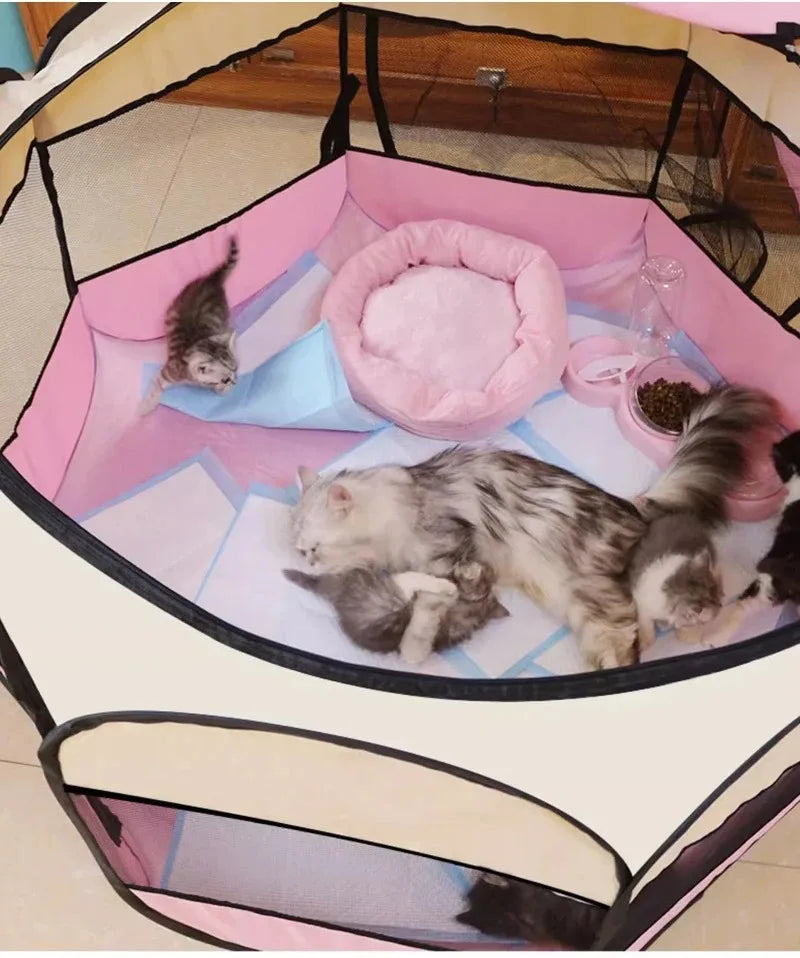 Cozy Pet Bed Basket | Soft Cushion House for Cats & Dogs