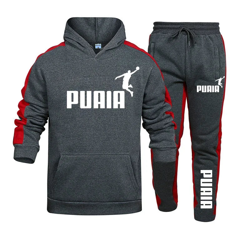 Men's Hoodie & Sweatpants Set | Casual Athletic Tracksuit