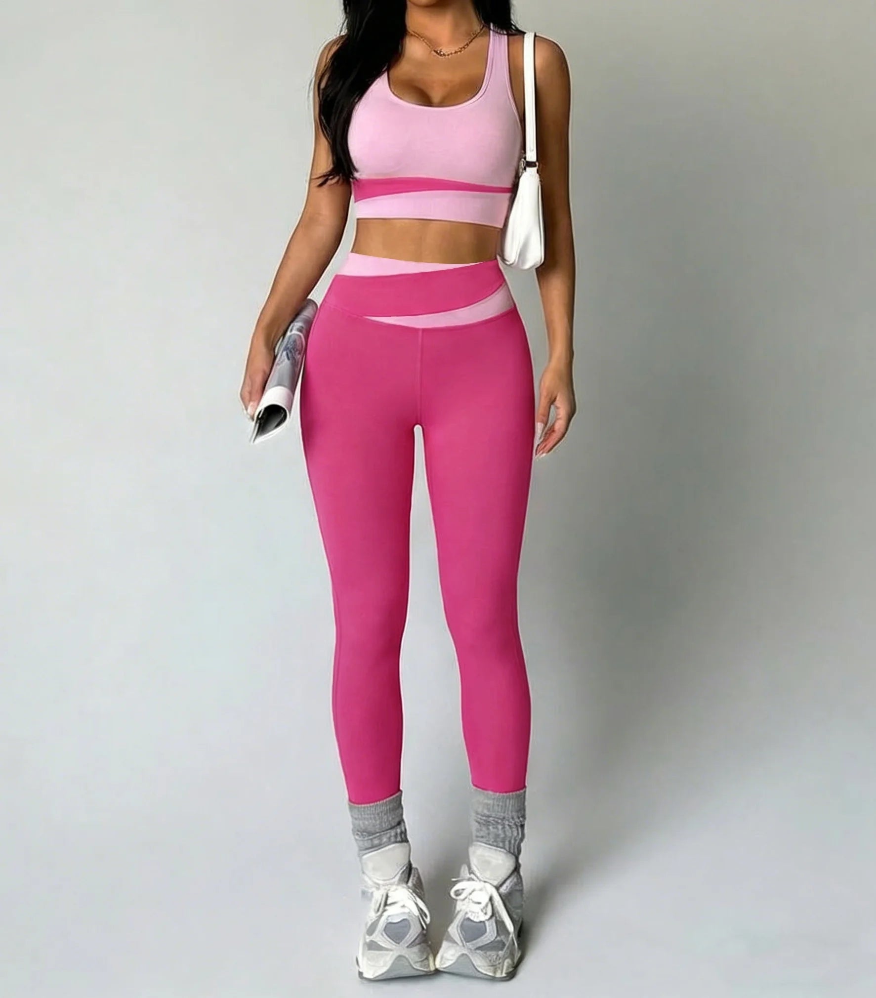 Women's Yoga Set | Sexy Sports Bra & High-Waist Leggings Workout Outfit