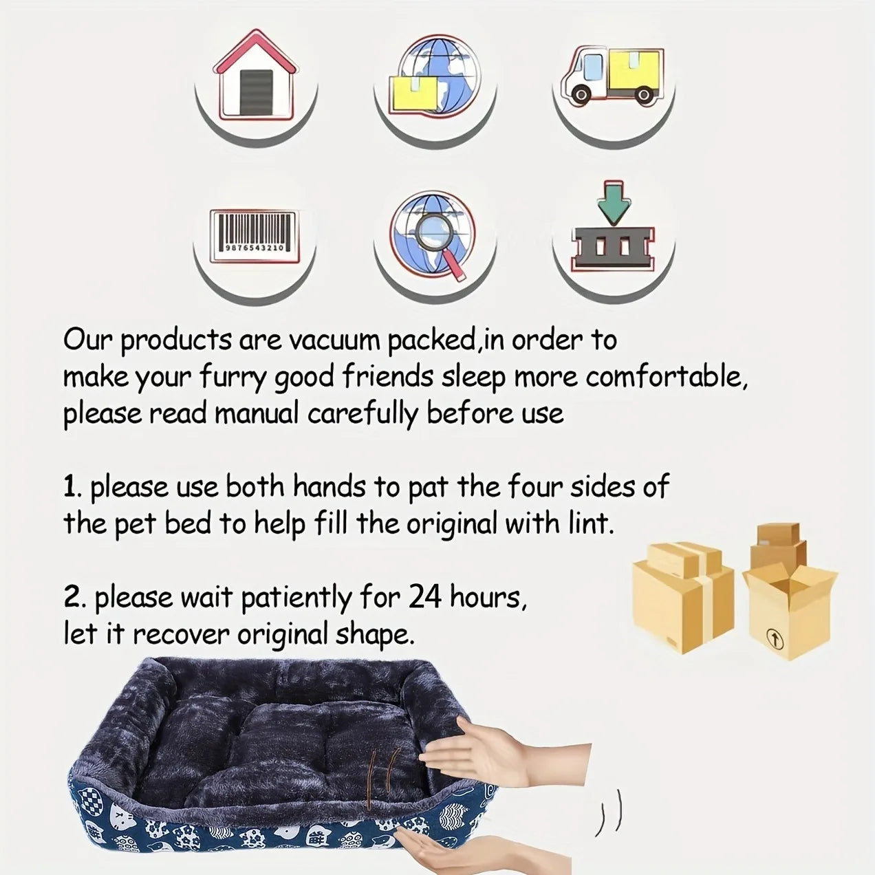 Dog Winter Sofa Bed | Cozy Bolster Bed for Small, Medium & Large Dogs