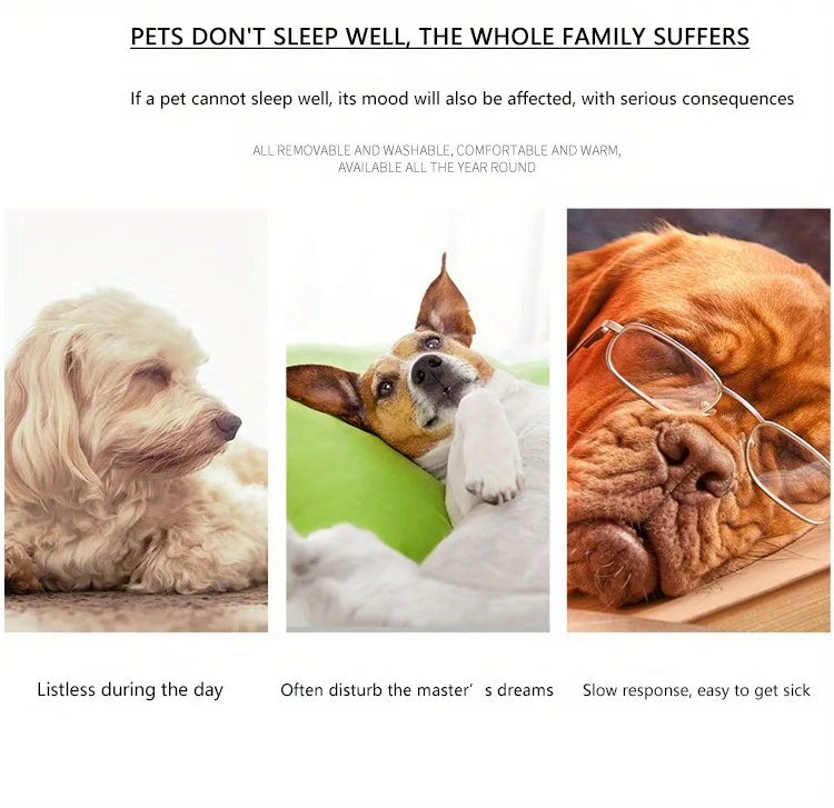 Dog Winter Sofa Bed | Cozy Bolster Bed for Small, Medium & Large Dogs