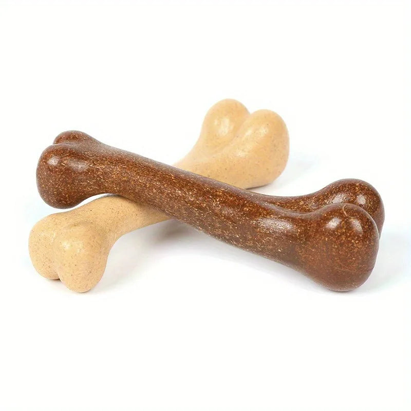Beef Flavored Dog Chew Bone Toy | Durable Teeth Cleaning & Training Toy