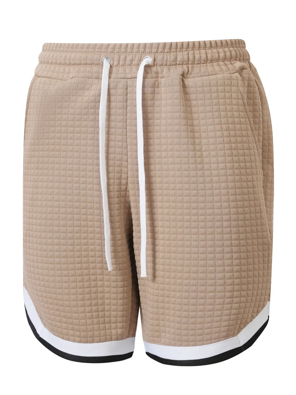 Men's Waffle Weave Athletic Shorts – Breathable Casual Fit