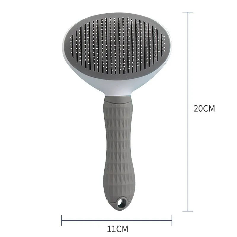 Pet Grooming Slicker Brush | Hair Remover & Deshedding Comb for Dogs & Cats