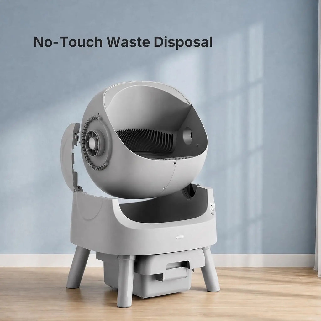 Automatic Self-Cleaning Litter Box | Large Capacity, Low Noise, Open-Top Design