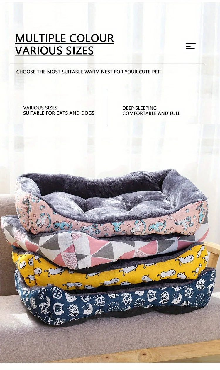 Dog Winter Sofa Bed | Cozy Bolster Bed for Small, Medium & Large Dogs