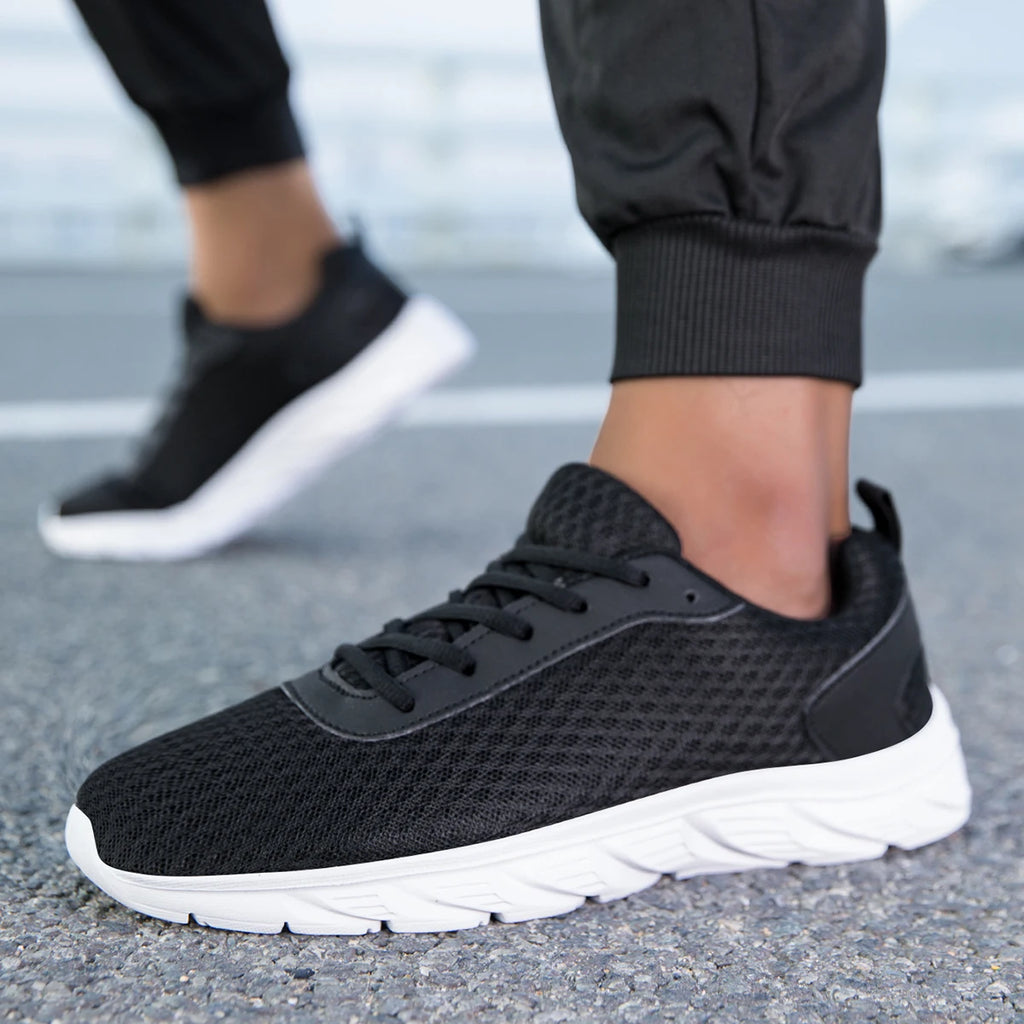 Men's Mesh Athletic Sneakers | Lightweight Non-Slip Training Shoes