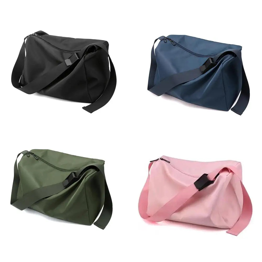 Waterproof Gym Bag Unisex Large Capacity Sport Fitness Yoga Shoulder Bag For Men Women Travel Storage Casual Nylon Crossbody