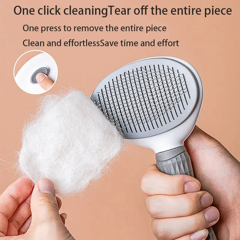 Pet Grooming Slicker Brush | Hair Remover & Deshedding Comb for Dogs & Cats