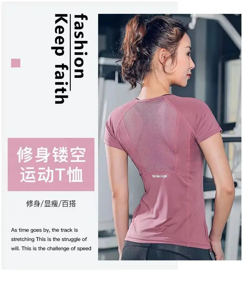 Women's Quick-Dry Sports T-Shirt | Yoga & Running Top