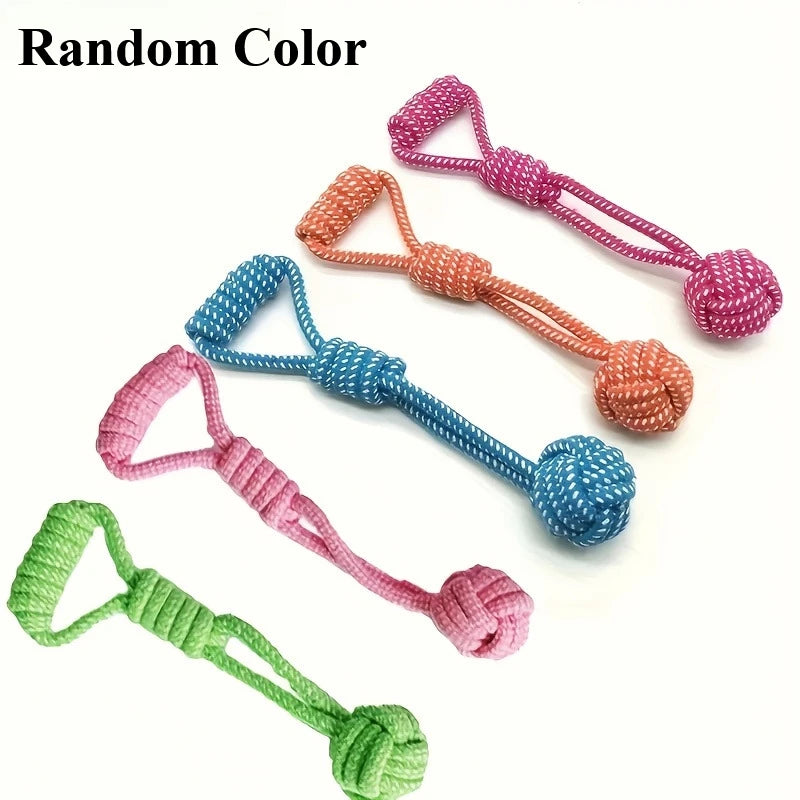 Dog Rope Knot Toy | Interactive Chew & Tug Toy for Dogs, Puppies & Cats