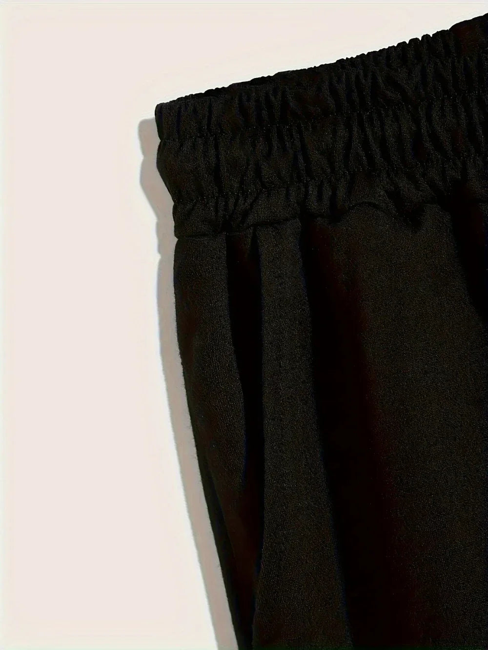 Men's Casual Athletic Shorts with Elastic Waistband and Drawstring Side Pockets - Solid Color, Perfect for Gym Wear