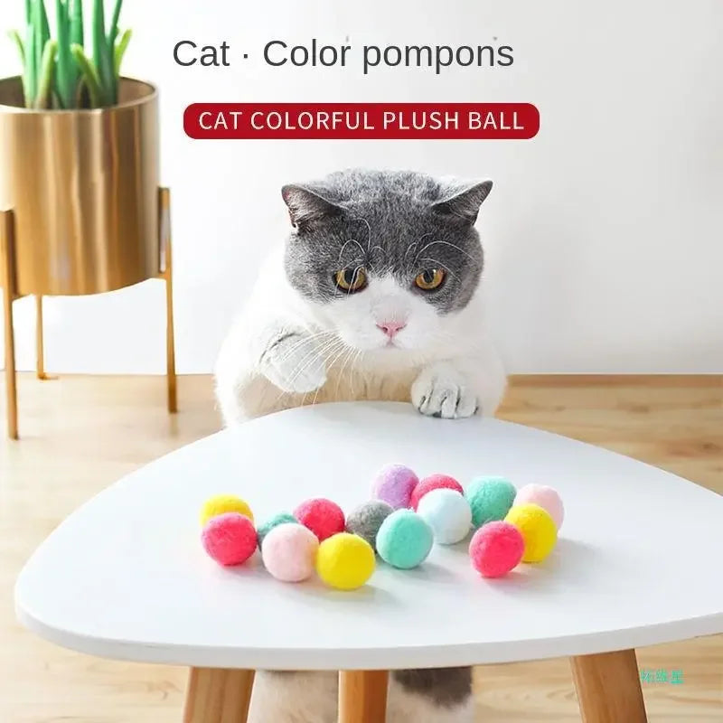 Cat Ball Launcher Toy | Interactive Mini Shooting Gun with Plush Balls