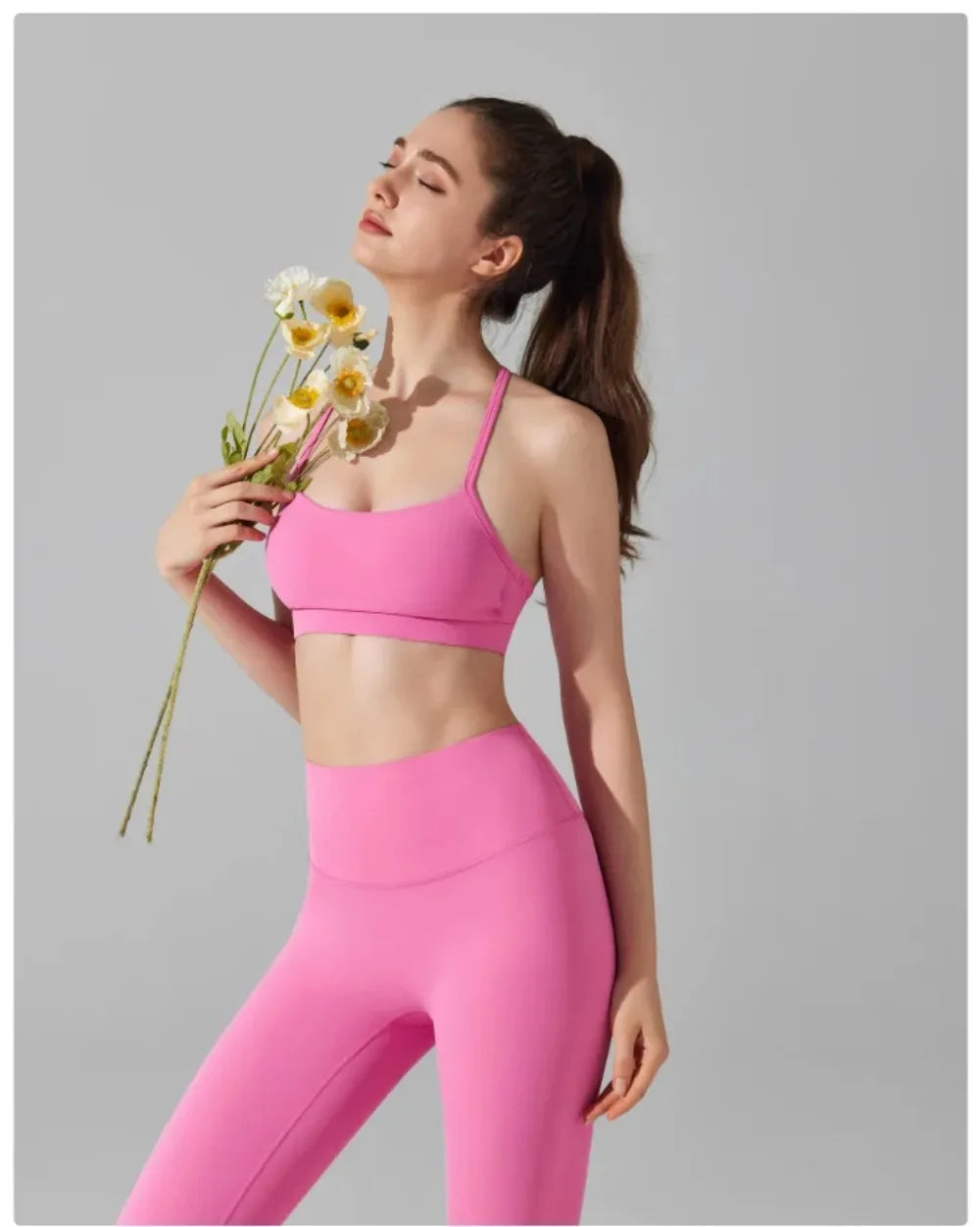 Activewear Set 2-Piece: Sports Bra & High Waist Leggings, Workout Outfit for Yoga, Running, Fitness & Gym Clothing for Women’s