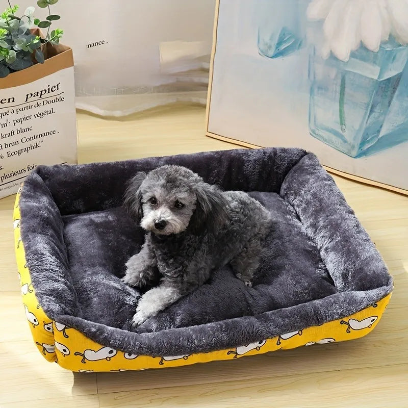 Dog Winter Sofa Bed | Cozy Bolster Bed for Small, Medium & Large Dogs