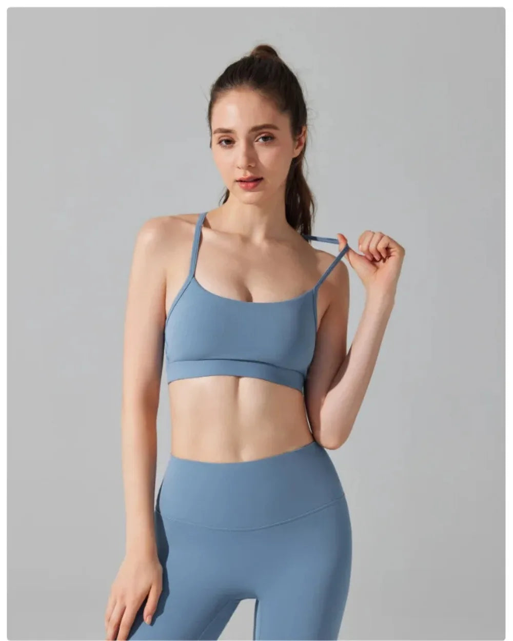 Activewear Set 2-Piece: Sports Bra & High Waist Leggings, Workout Outfit for Yoga, Running, Fitness & Gym Clothing for Women’s