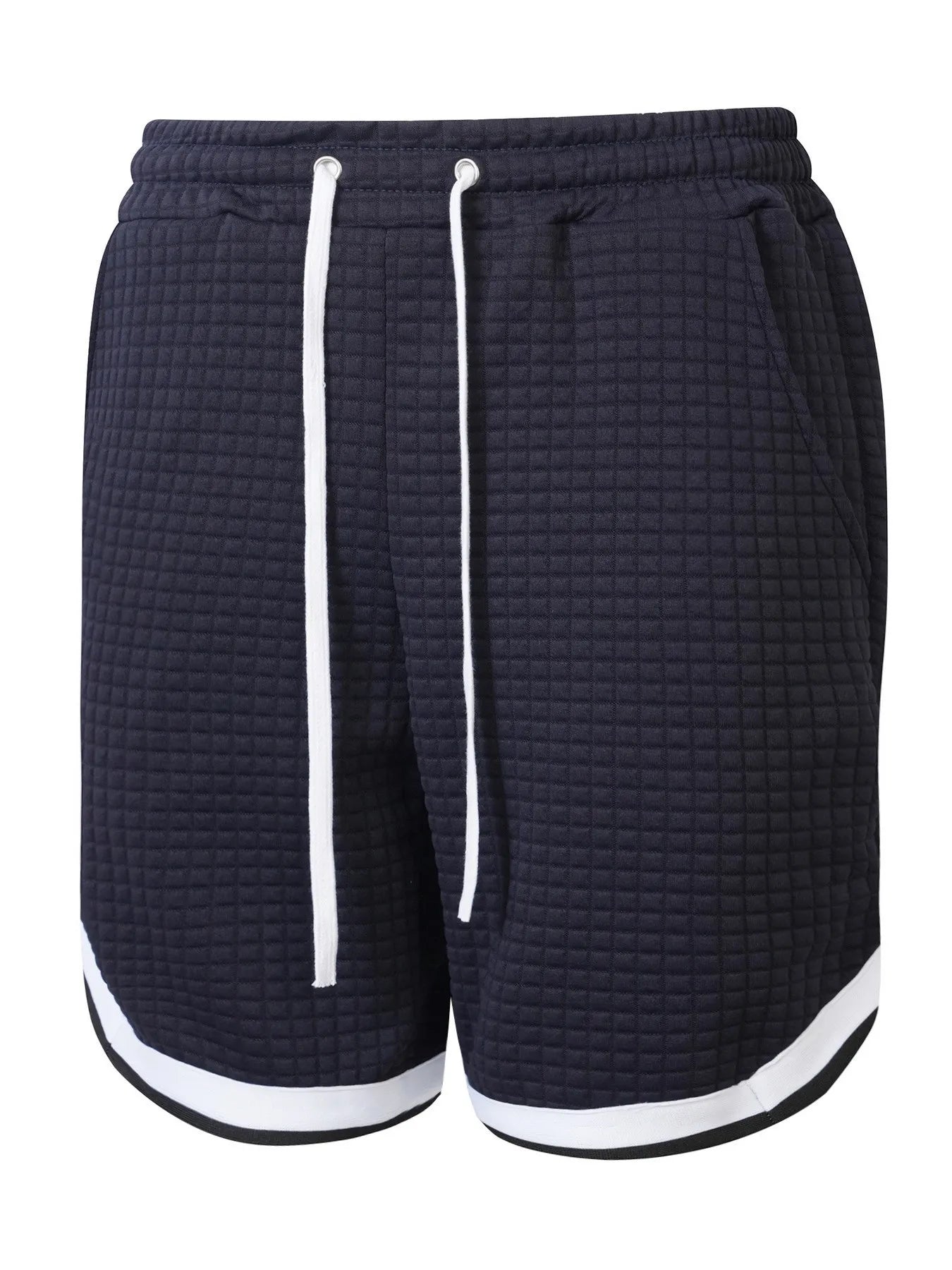 Men's Waffle Weave Athletic Shorts – Breathable Casual Fit