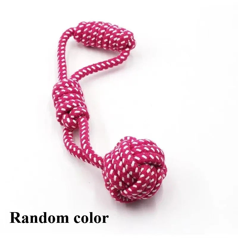 Dog Rope Knot Toy | Interactive Chew & Tug Toy for Dogs, Puppies & Cats
