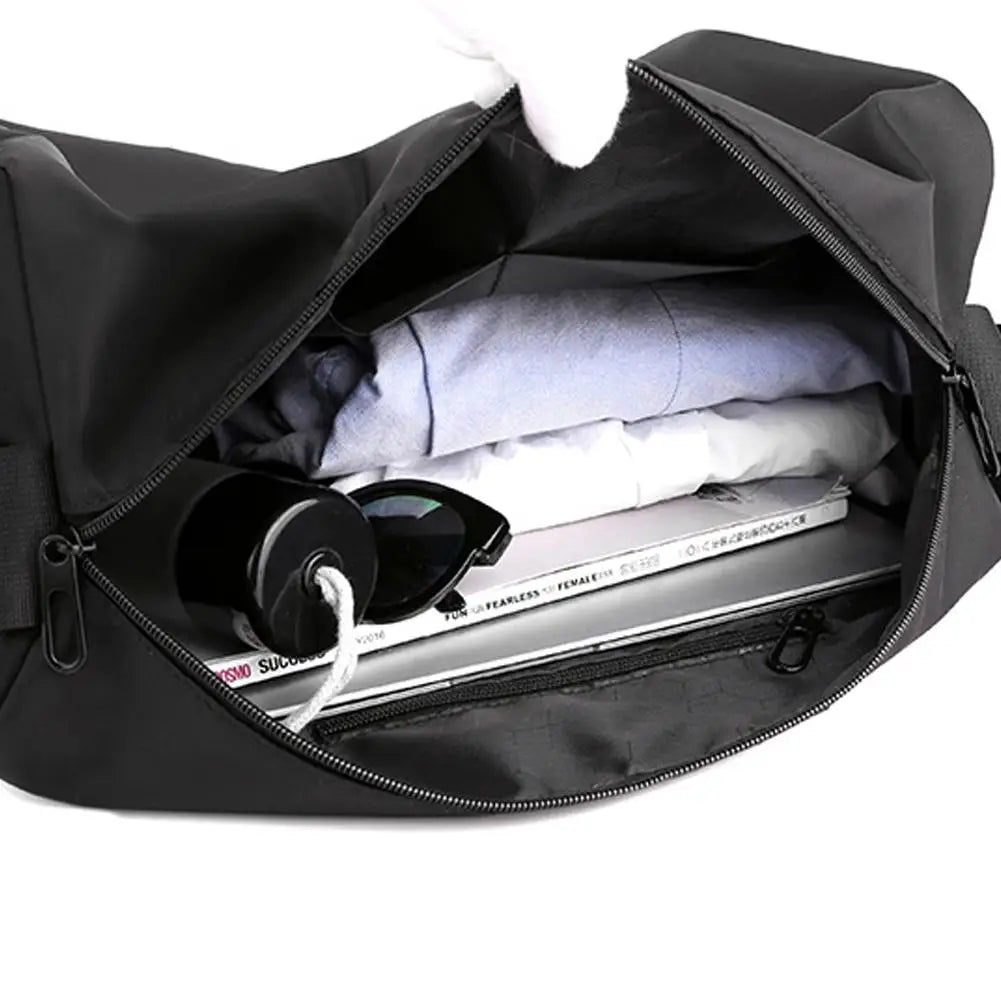 Waterproof Gym Bag Unisex Large Capacity Sport Fitness Yoga Shoulder Bag For Men Women Travel Storage Casual Nylon Crossbody