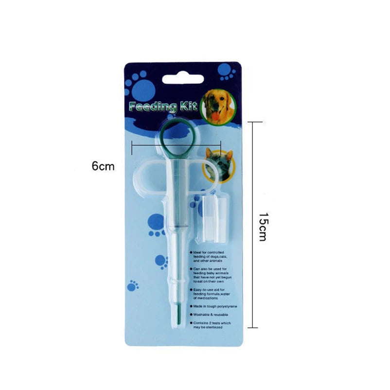 Pet Feeding Syringe | Safe Medicine Dispenser for Cats & Dogs