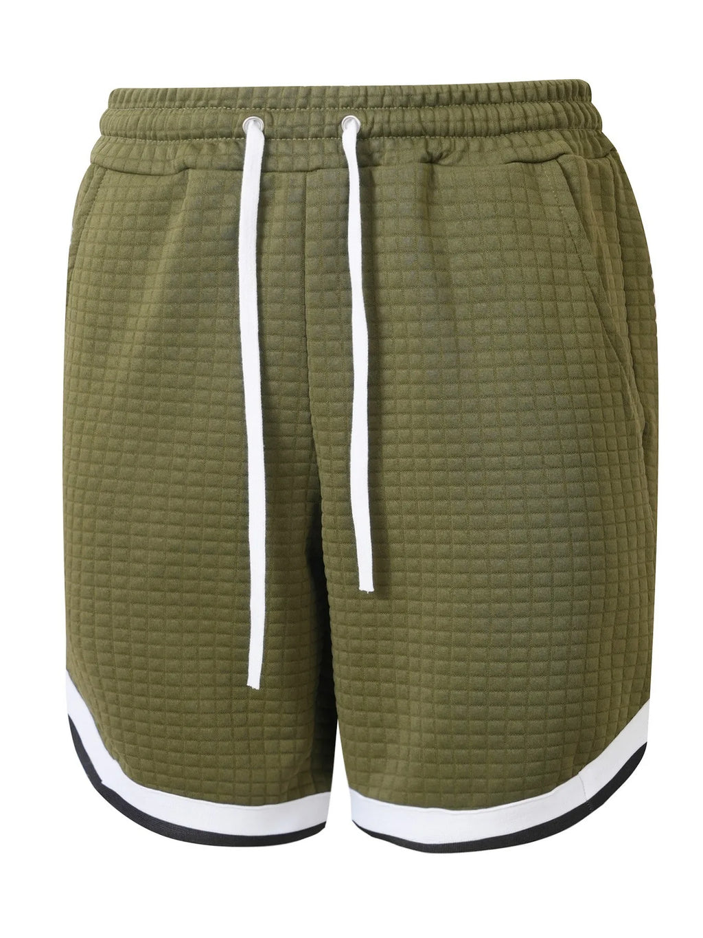 Men's Waffle Weave Athletic Shorts – Breathable Casual Fit