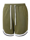 Men's Waffle Weave Athletic Shorts – Breathable Casual Fit