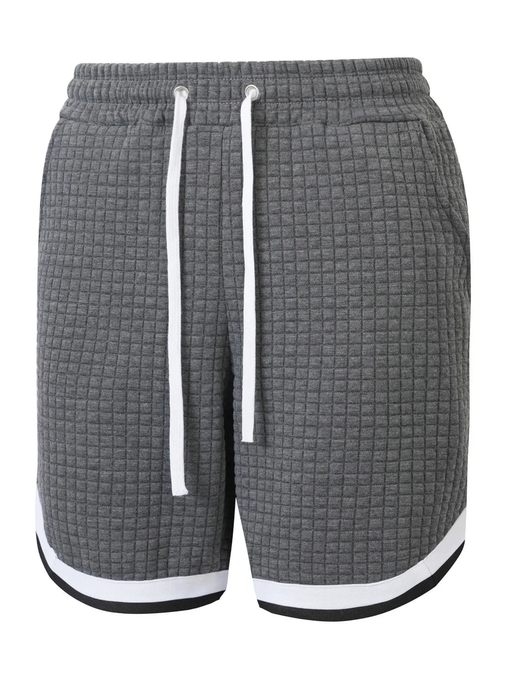 Men's Waffle Weave Athletic Shorts – Breathable Casual Fit