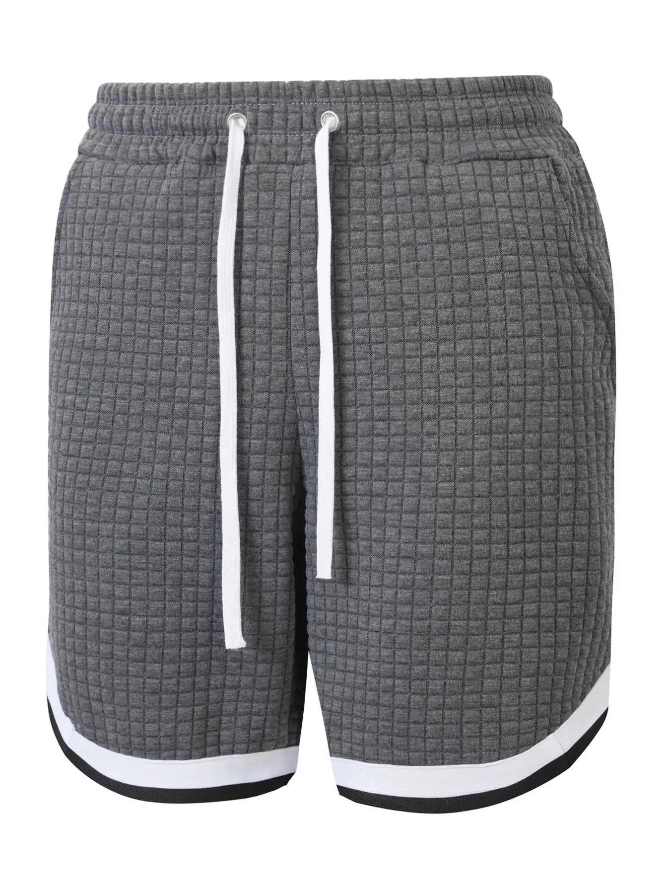 Men's Waffle Weave Athletic Shorts – Breathable Casual Fit