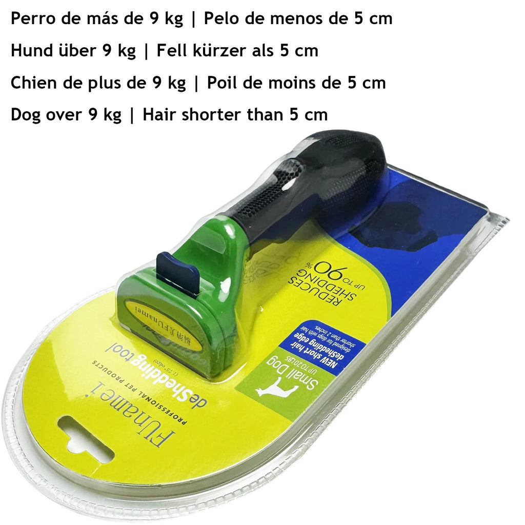 Pet Deshedding Grooming Brush | Hair Remover Comb for Dogs & Cats — Short & Long Hair