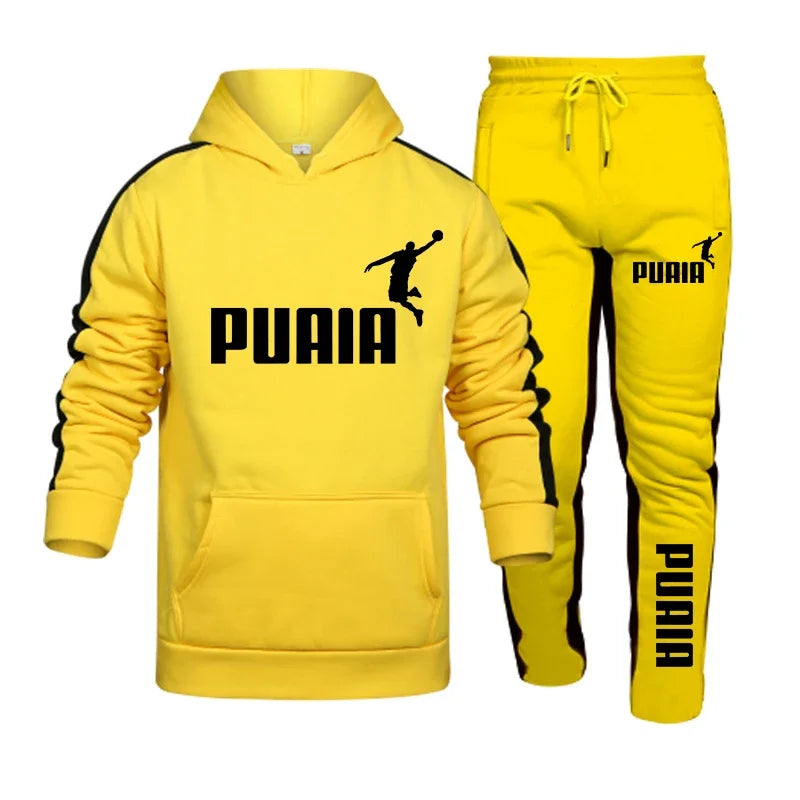 Men's Hoodie & Sweatpants Set | Casual Athletic Tracksuit