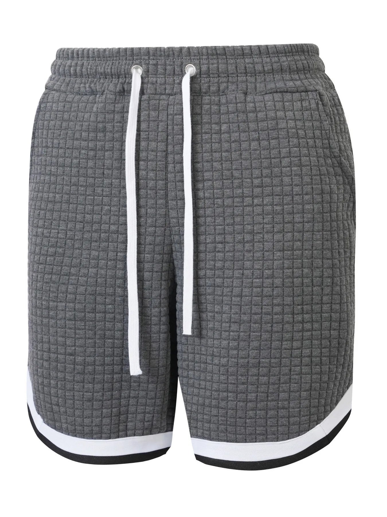 Men's Waffle Weave Athletic Shorts – Breathable Casual Fit