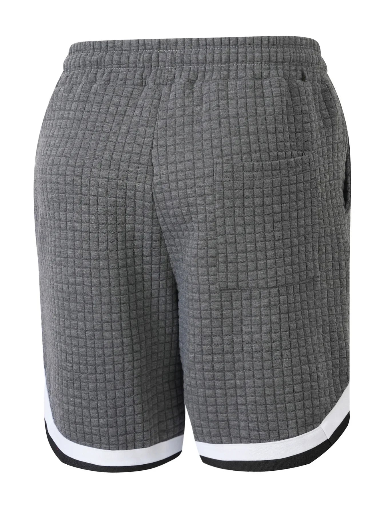 Men's Waffle Weave Athletic Shorts – Breathable Casual Fit