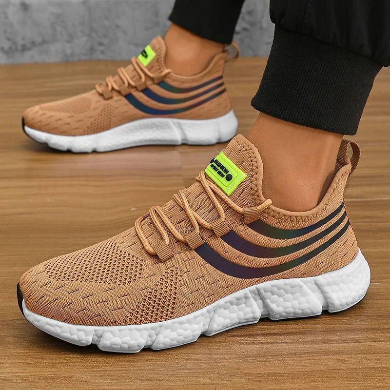 Men's Breathable Casual Sneakers | Lightweight Anti-Slip Running Shoes