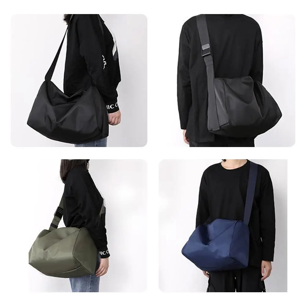 Waterproof Gym Bag Unisex Large Capacity Sport Fitness Yoga Shoulder Bag For Men Women Travel Storage Casual Nylon Crossbody