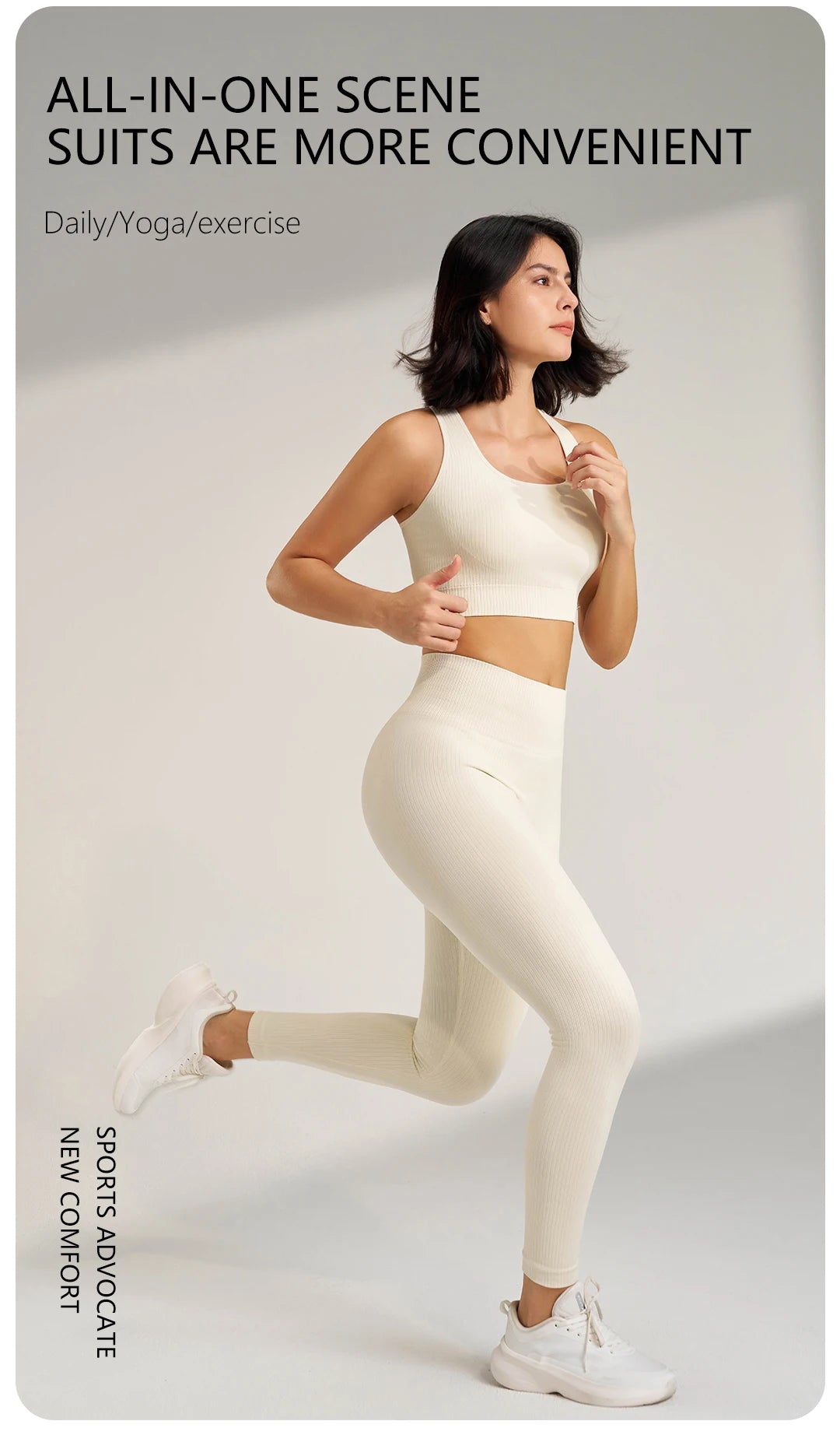 Women's 2-Piece Yoga Set | High-Waist Leggings & Sports Bra