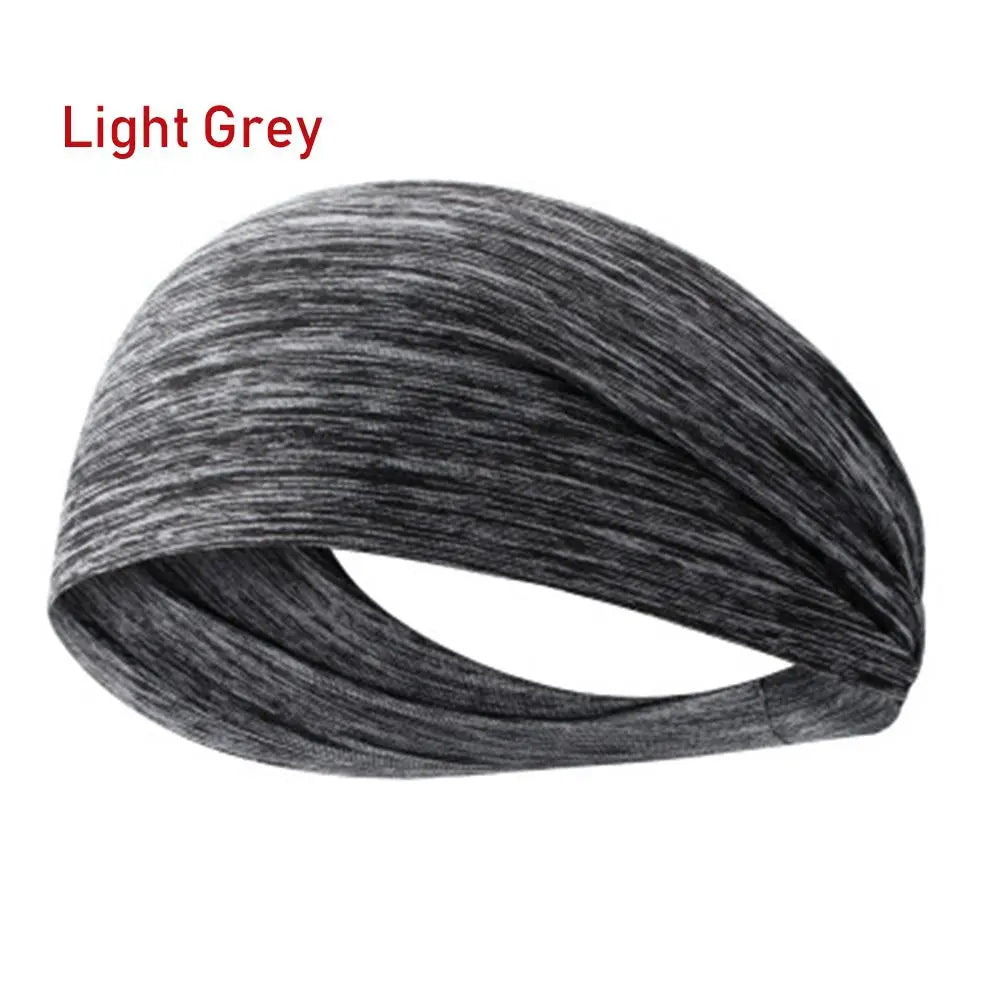 6 Color Men/Women Athletic  Sport Sweatband Running Hair Band Yoga Headband Fitness Bandage