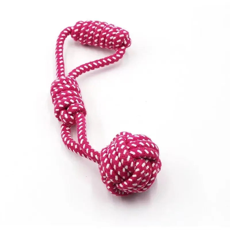 Dog Rope Knot Toy | Interactive Chew & Tug Toy for Dogs, Puppies & Cats