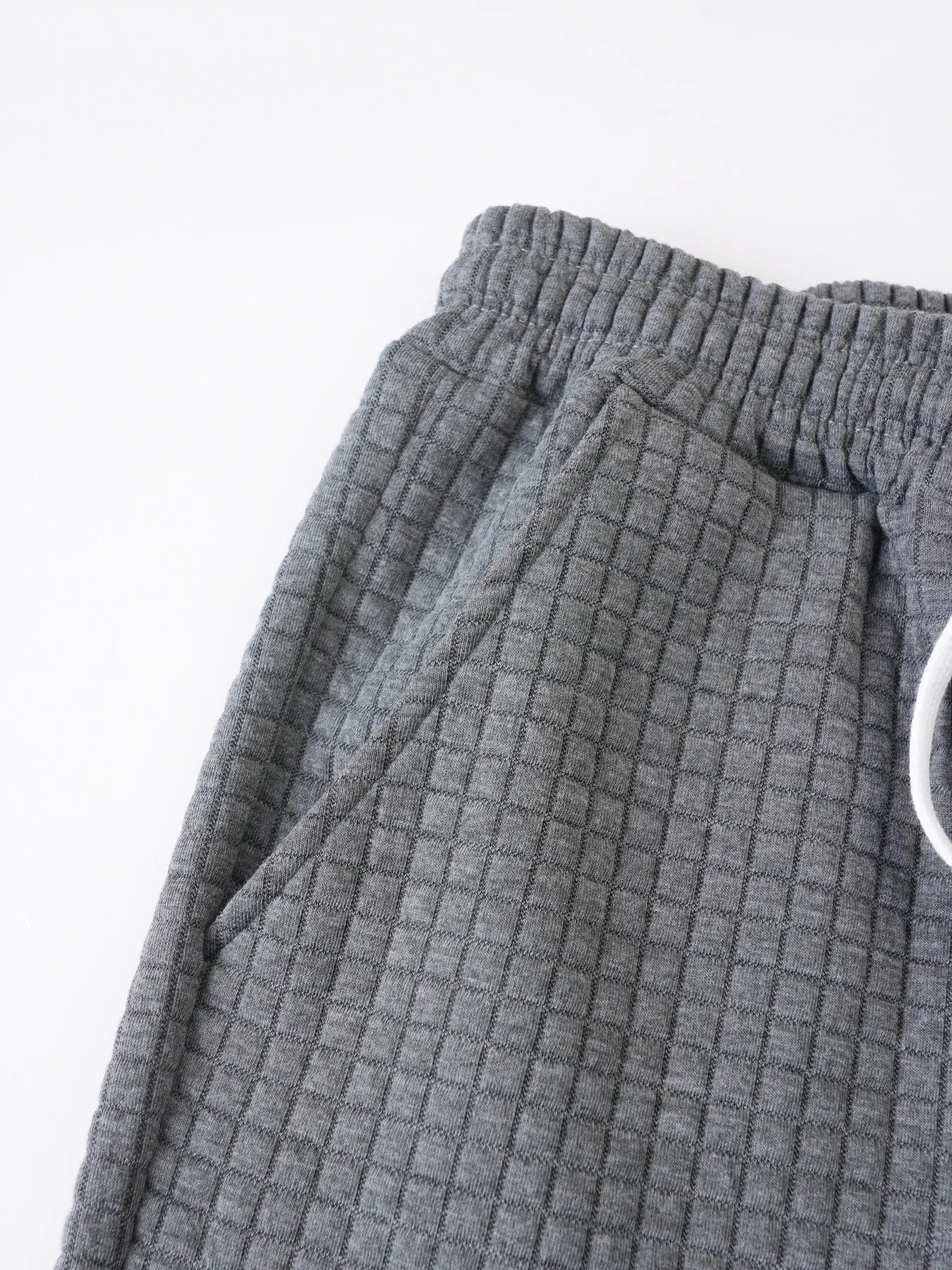 Men's Waffle Weave Athletic Shorts – Breathable Casual Fit