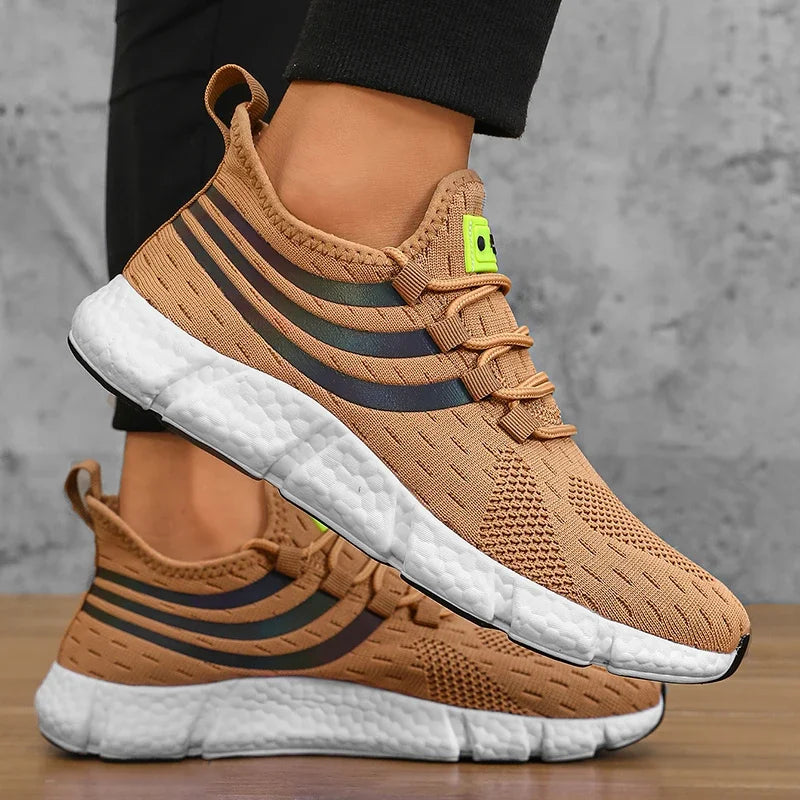 Men's Breathable Casual Sneakers | Lightweight Anti-Slip Running Shoes